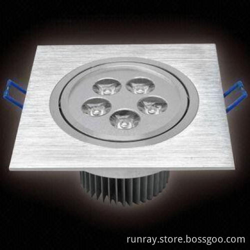 Downlight, Measures 120 x 120 x 65mm, with 85 to 265V AC Input Voltage and 5W Power